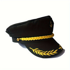 Marine Hat Captain Yacht Navy Hat Sailor Cap For Costume