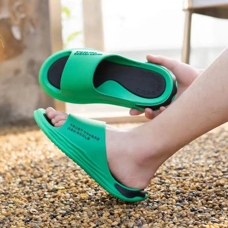 Men's PVC Soft Outdoor Sports Slippers