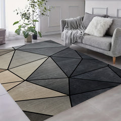 Geometric Printed Floor Rug Soft Non-slip Carpet