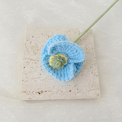 2pcs Crochet Corn Poppy Flower Forever Flower For Mother's Gift