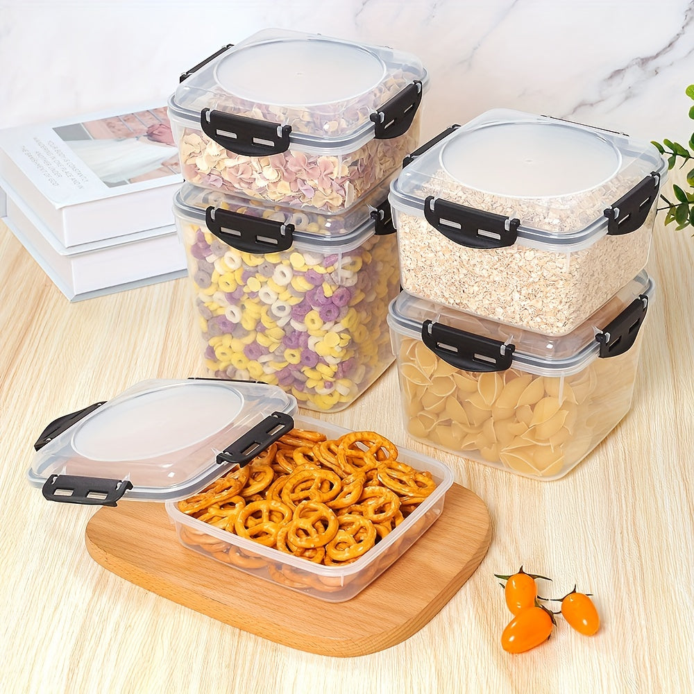 5pcs Airtight Storage Container Set with Lids BPA Free Pantry Organization