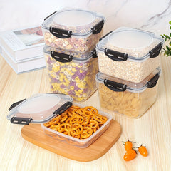 5pcs Airtight Storage Container Set with Lids BPA Free Pantry Organization
