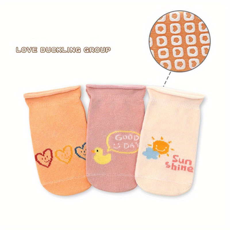 Non Slip Grip Baby Socks Cozy Socks For 0-3 Year Old