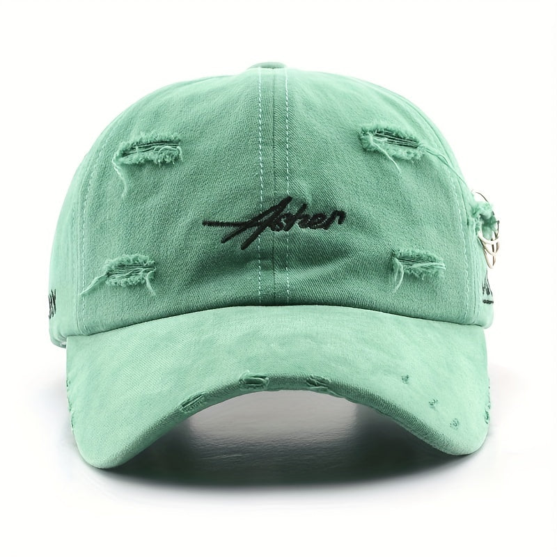 Vintage Ripped Baseball Cap Distressed Dad Hats Unisex Hip Hop Sun Hats