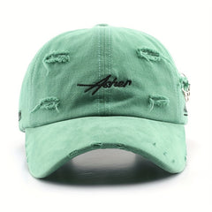 Vintage Ripped Baseball Cap Distressed Dad Hats Unisex Hip Hop Sun Hats