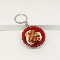 Bowl & Noodle Keychain Set for Couples