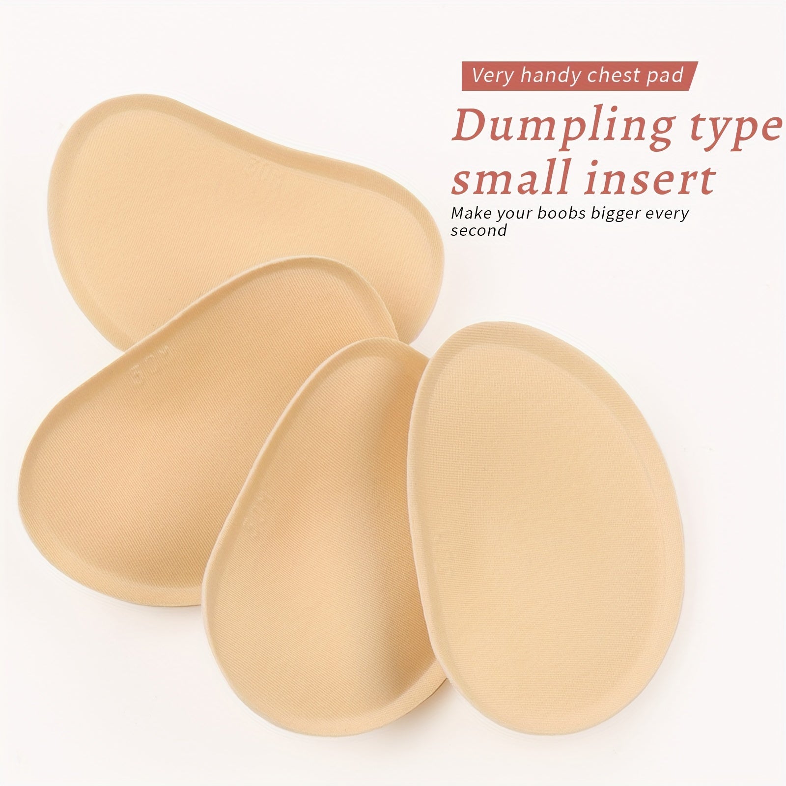 3 Pairs Sponge Bra Insert Pads Anti-convex Enhancer Women's Lingerie