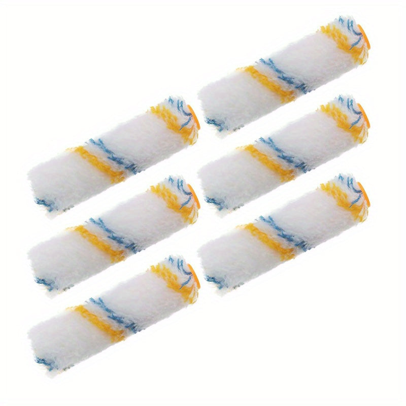 6pcs Wall Paint Rollers & Brush Set for Home Painting