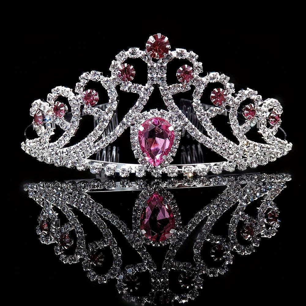 Crystal Headband Rhinestone Crown Wedding Hair Accessories