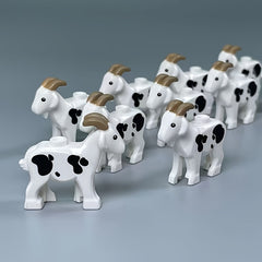 Wild Fun Goat MOC Desktop Ornament Building Block Set