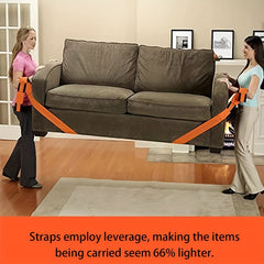 Labor-Saving Moving Belt for Heavy Objects Furniture Moving