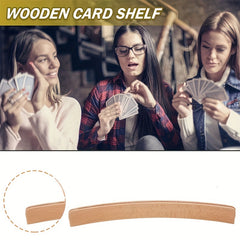 Wooden Card Holders For Playing Cards Card Organizer Card Shelf
