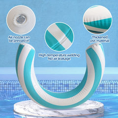 Durable PVC Inflatable Swimming Ring for Adults