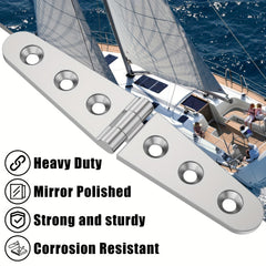 Heavy Duty Marine Strap Hinge Stainless Steel Boat Yacht Door Hardware