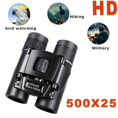 Lightweight Folding Binoculars for Hiking Travel Long Range Zoom