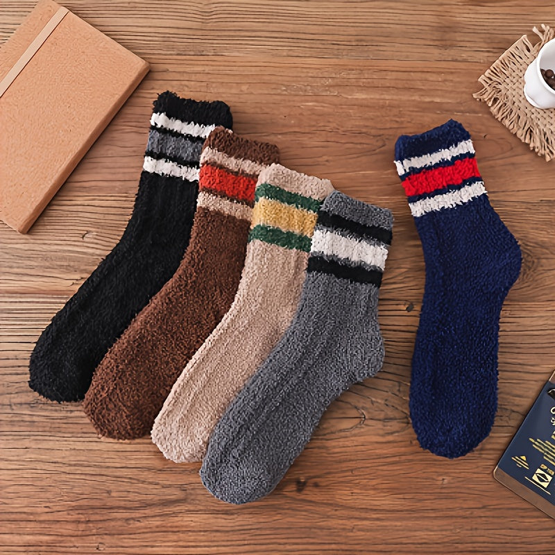 Women's Coral Fleece Floor Socks Winter Plus Velvet Couple