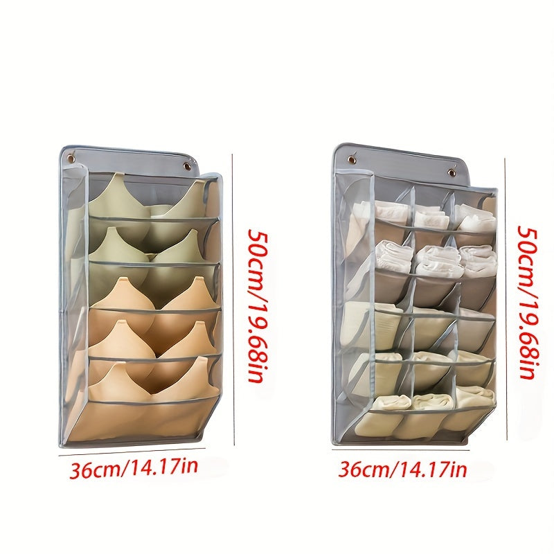 1pc Wall Hanging Storage Bag Underwear Socks Hanging Storage Bag