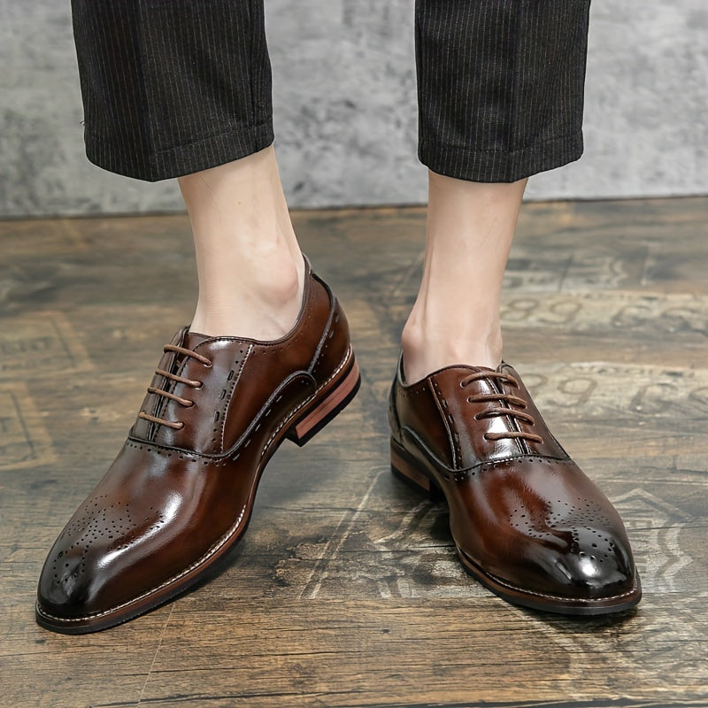 Men's British Style Oxford Shoes Wear resis...
