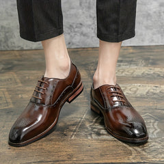 Men's British Style Oxford Shoes Wear resis...