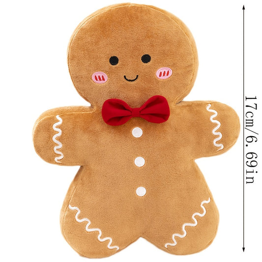 Christmas Gingerbread Man Plush Toy Doll
