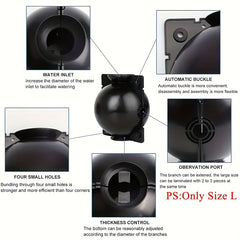3pcs High Pressure Root Growing Box for Tree, Reusable Grafting Ball Controllers