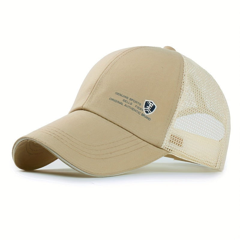 Men's Outdoor Sunshade Baseball Cap Golf Net Hat