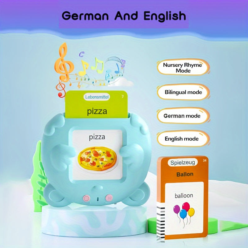 Bilingual Flash Cards for Toddlers - Spanish Pocket Vocabulary Learning Toy