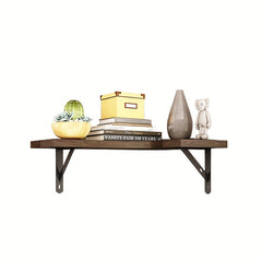 Wooden Wall Corner Shelves Storage Display Stand Home Office Decor