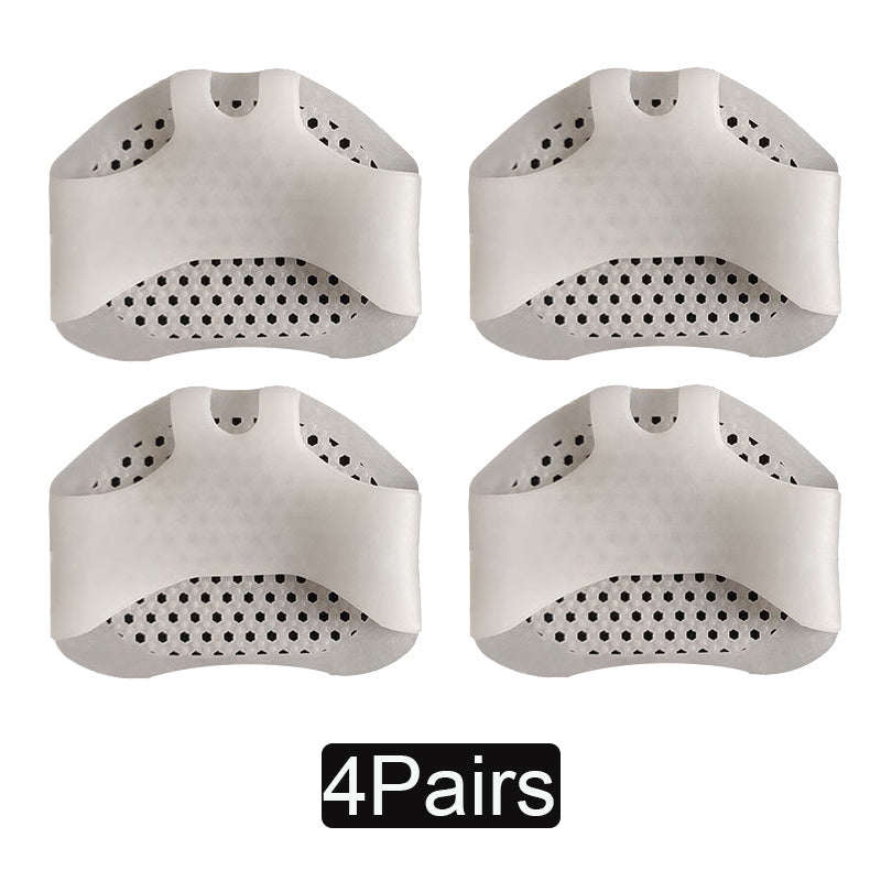 4 Pairs Soft Forefoot Cushion Pads Silicone High Heel Insoles