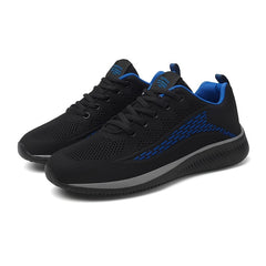 Men's Breathable Mesh Running Shoes Lace Up Lightweight