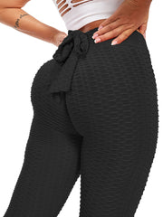 Honeycomb High Waist Leggings Butt Lifting Yoga Pants