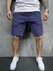 Men's Lightweight Drawstring Cargo Shorts