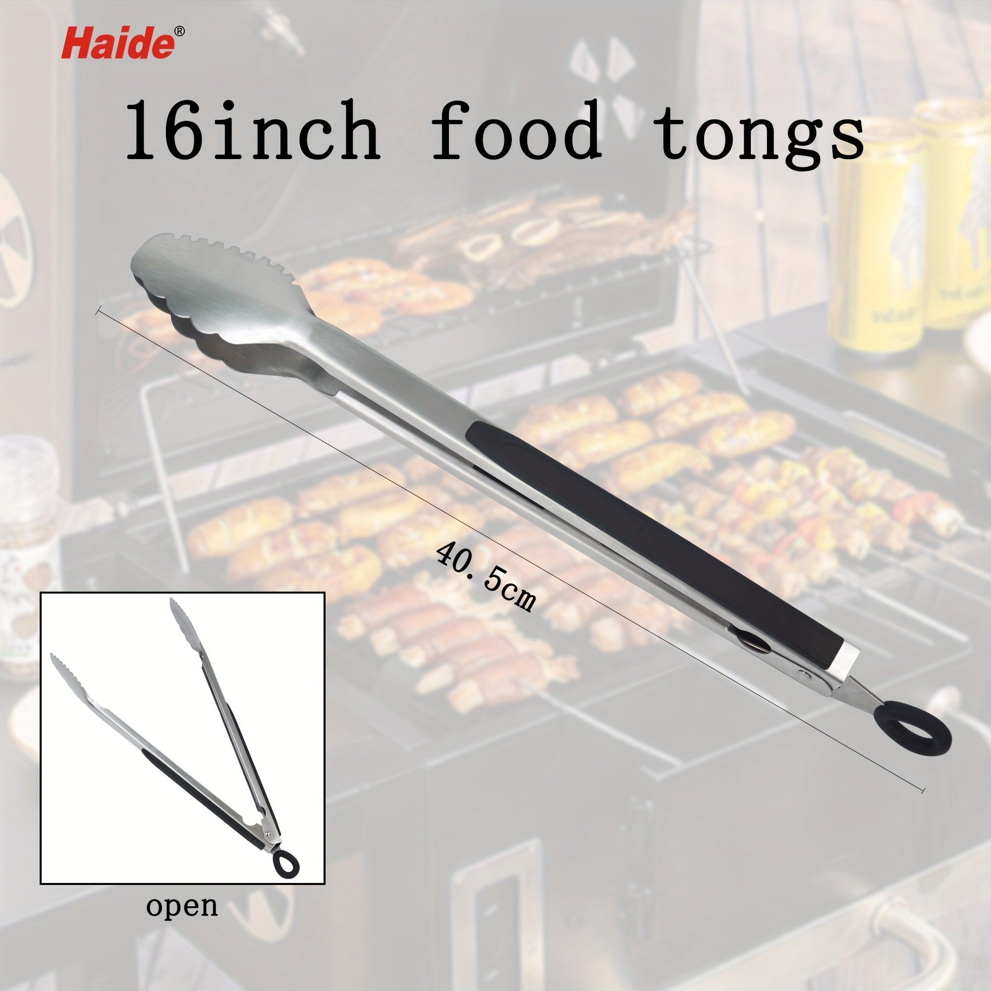 40 Food Tongs Stainless Steel Kitchen Tongs Non Stick Clip Heat Resistant