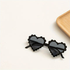 Kids Heart Shaped Sunglasses - Vintage Style