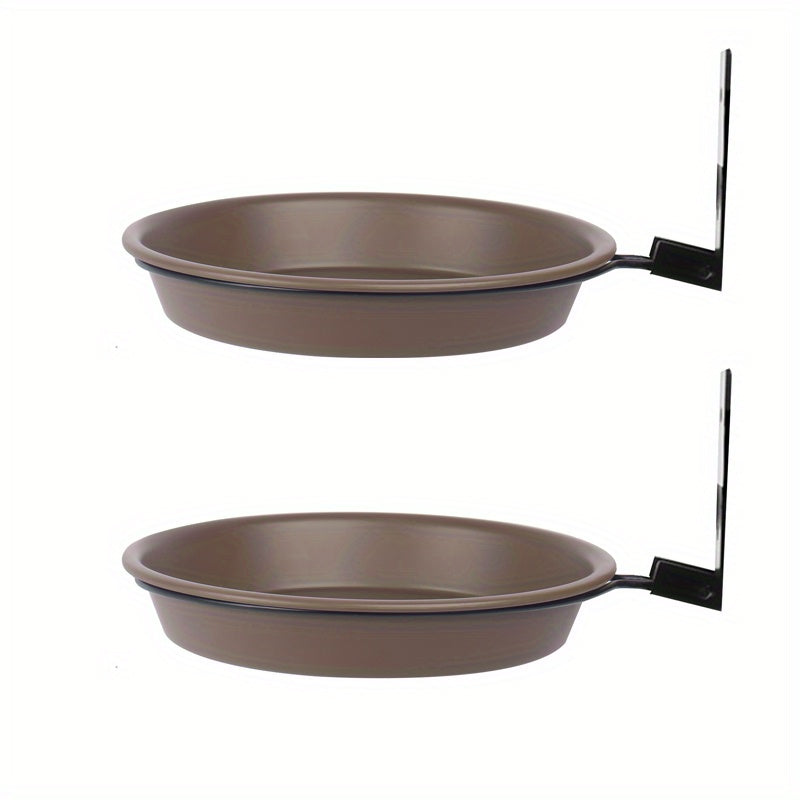 Hanging Bird Bath Bowl Double Layers Outdoor Large Bird House Garden Decor