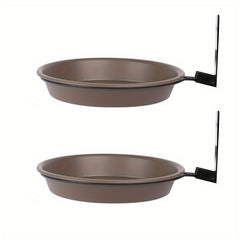 Hanging Bird Bath Bowl Double Layers Outdoor Large Bird House Garden Decor