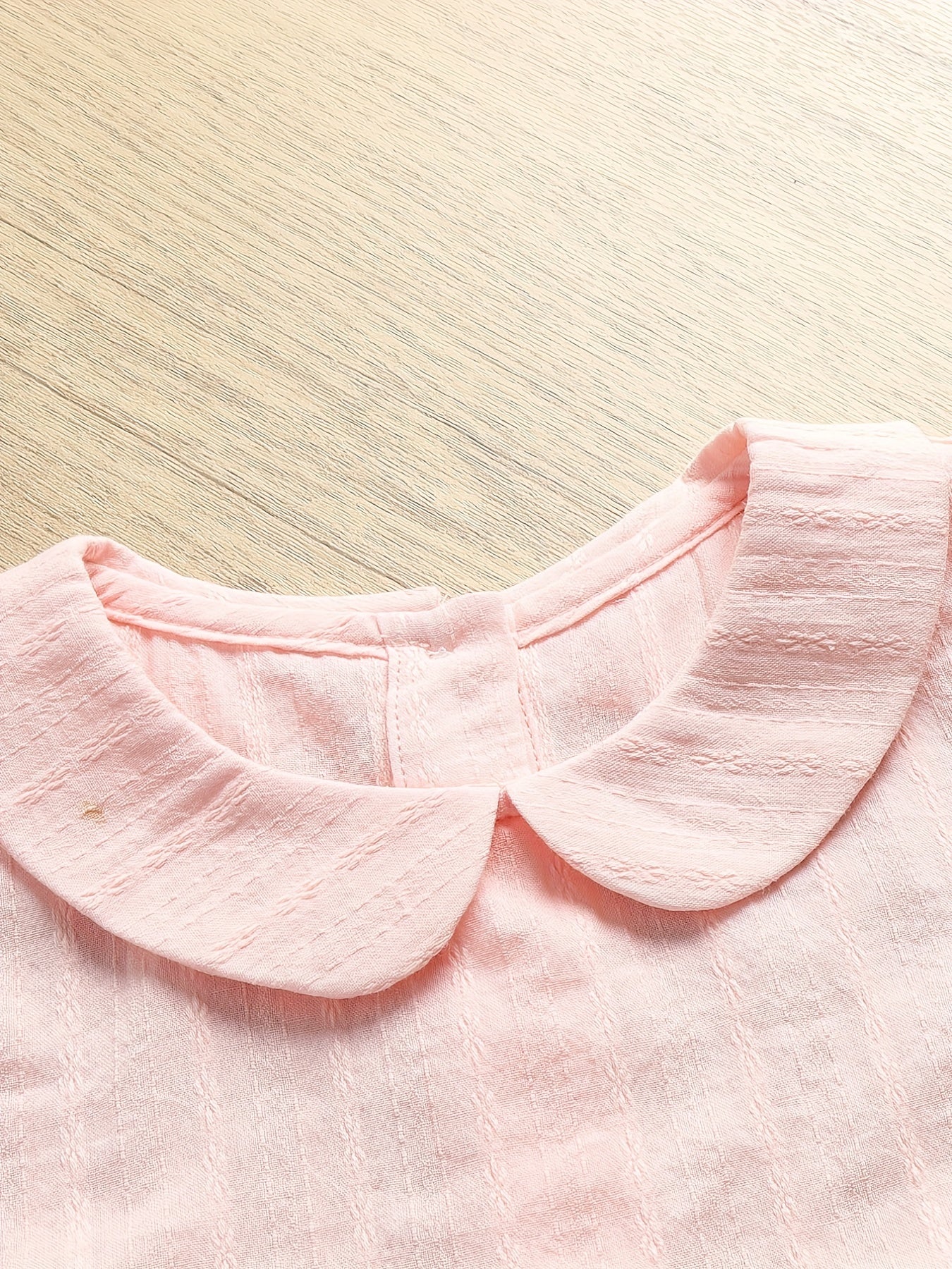 Baby Girls Plain Short Sleeve Dress for Summer