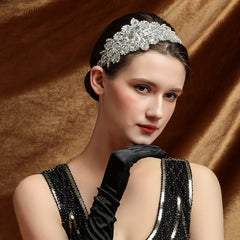 1920s Rhinestone Head Jewelry Hair Accessory Prom Party