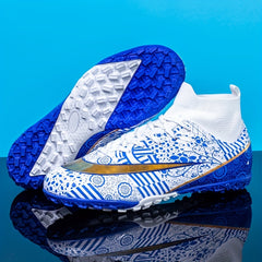 High Top Anti Skid Turf Soccer Cleats Women Men