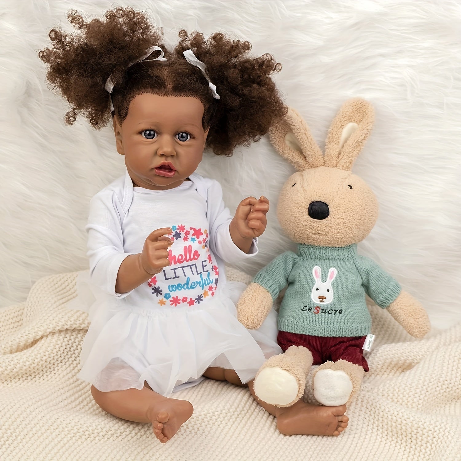 Realistic 55-88 cm Reborn Baby Doll Soft Vinyl Toy for Kids Age 3