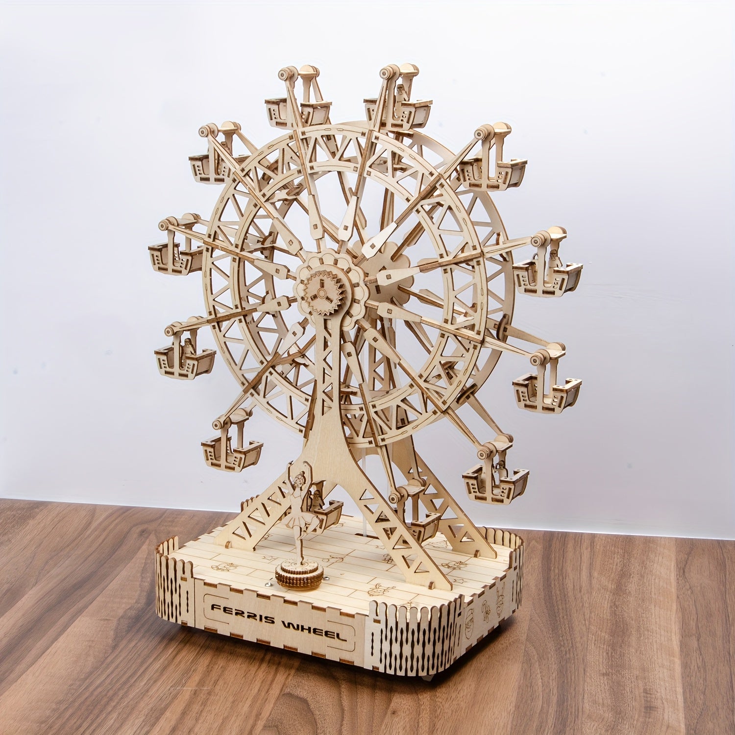 3D Wooden Ferris Wheel Puzzle Model