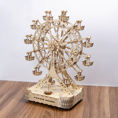 3D Wooden Ferris Wheel Puzzle Model