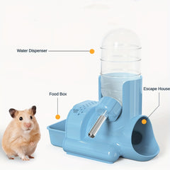 Small Pet Water Dispenser For Rabbit Hamster Plum Water Feeder