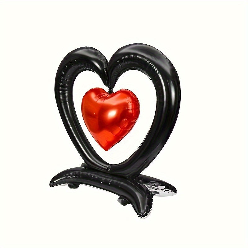 5pcs Heart to Heart Balloons Love Heart Balloons Decorative Balloons