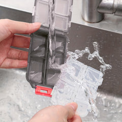 2pcs Weekly Pill Organizer Pocket Dispenser