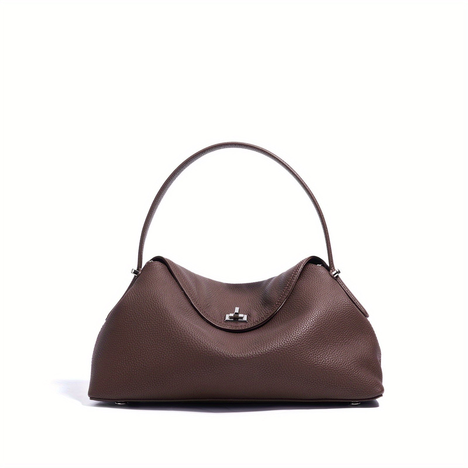 Spring Women's Leather Messenger Bag in Pink Violet