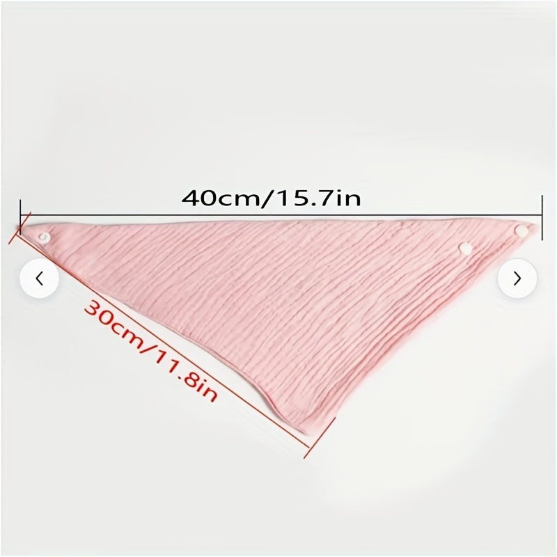 Baby Soft Triangle Towel Scarf Hand Washcloth 40x30x30cm