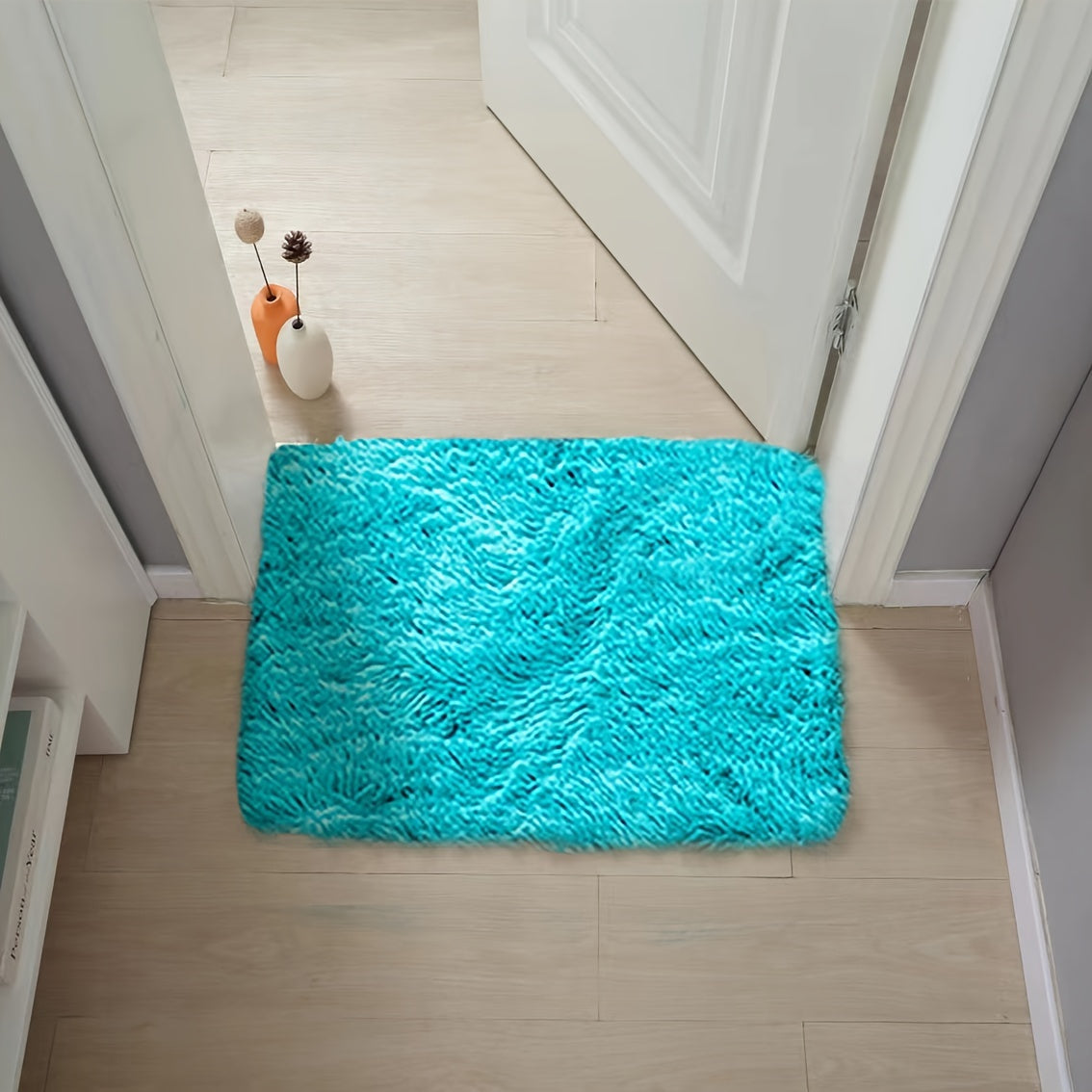 Modern Soft Doormat Comfortable Carpet Hand Washable Rug Home Decor