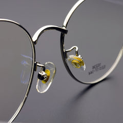 OOLVS Metal Clear Transparent Eyeglass Nose Pads Set