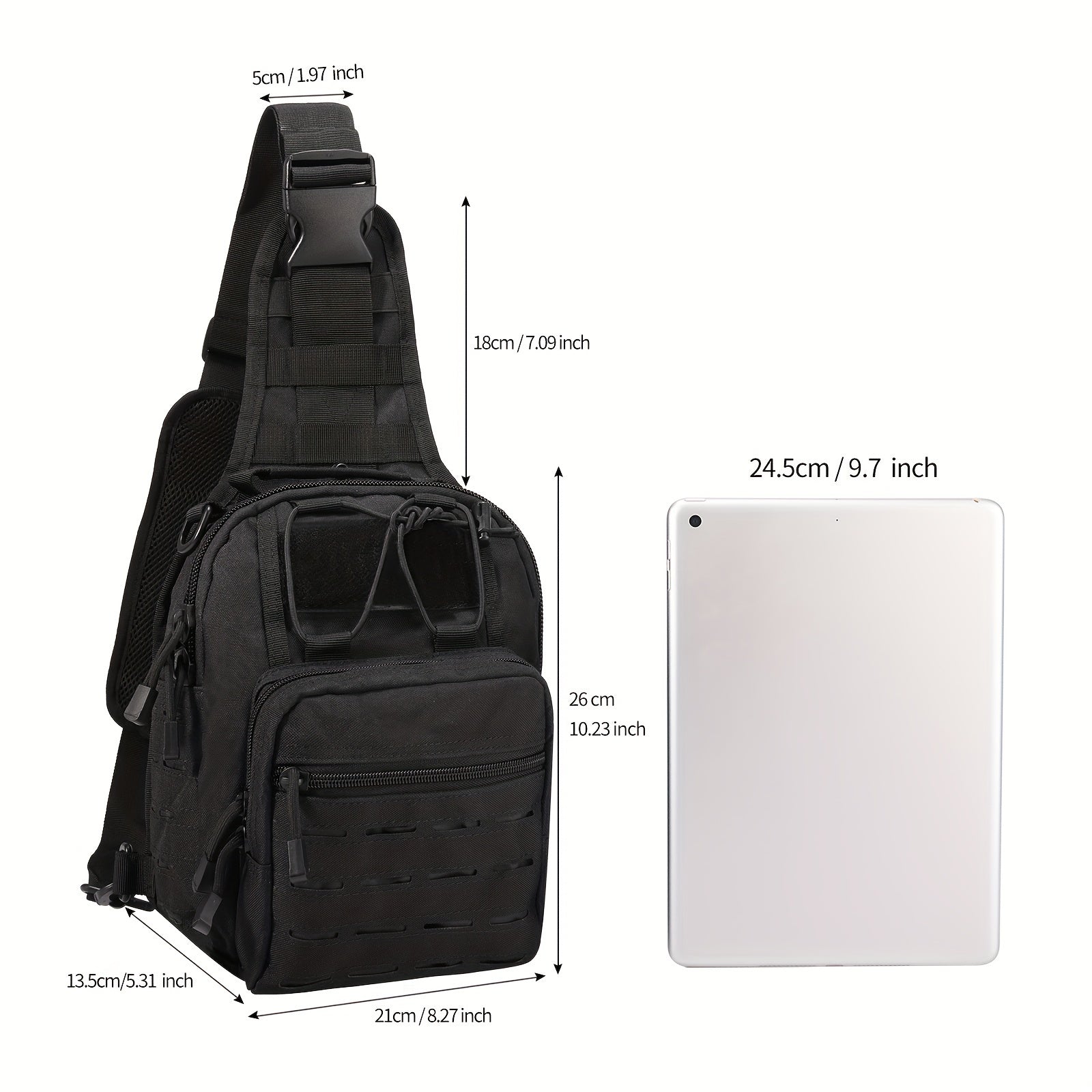 Waterproof Outdoor Sports Backpack with Laser Cut Design